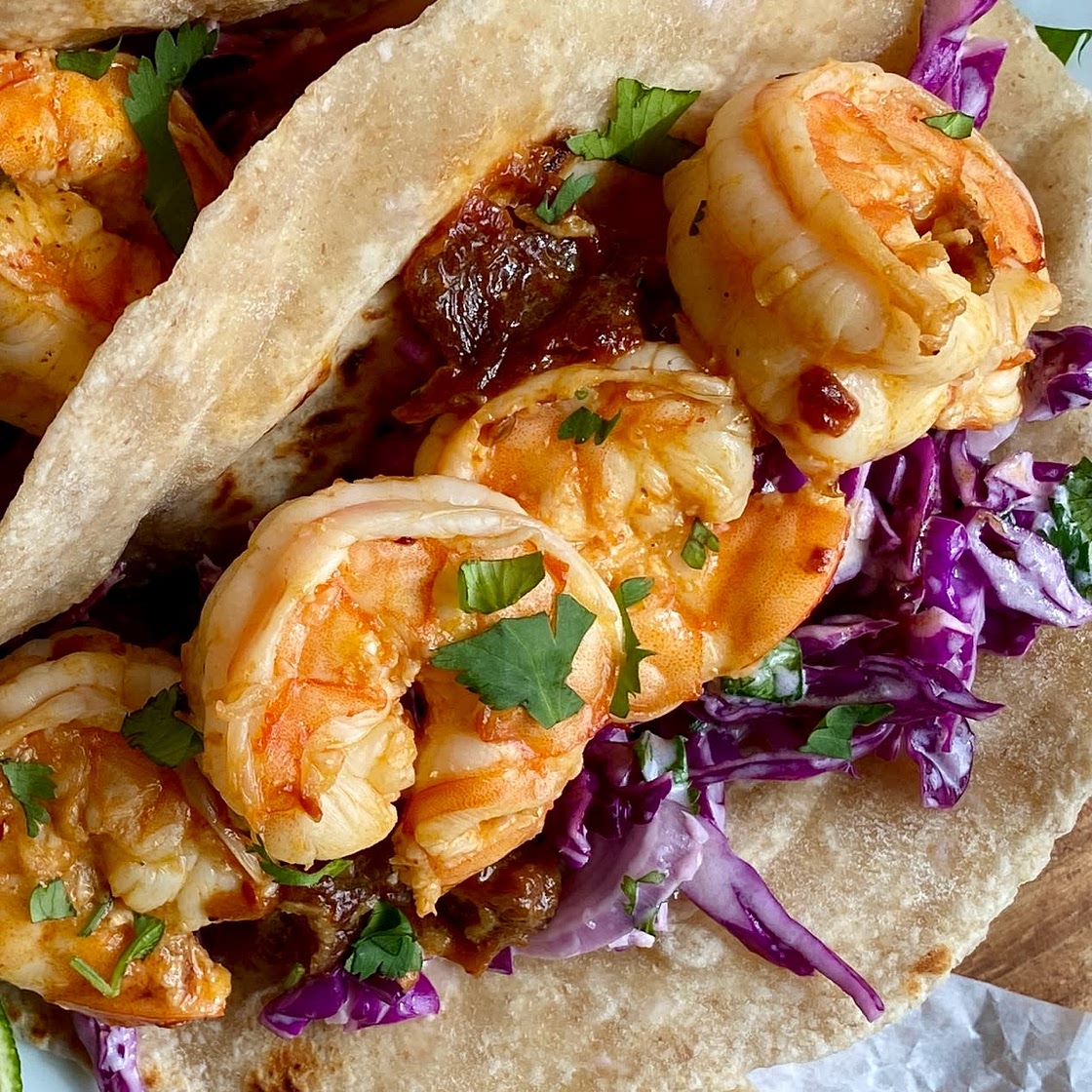 Red Cabbage Slaw for Tacos