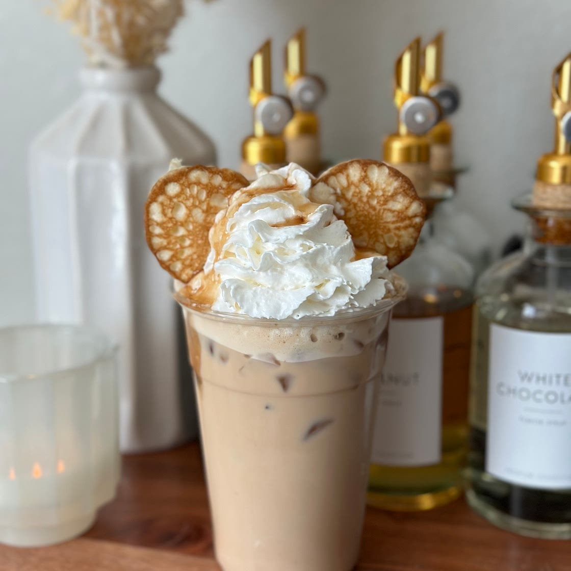 Mickey’s Pancake Breakfast Iced Latte