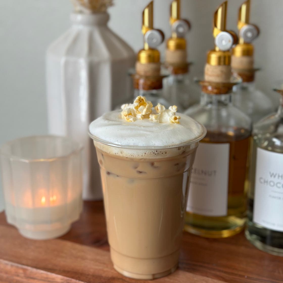 Disney Inspired Kettle Corn Iced Latte