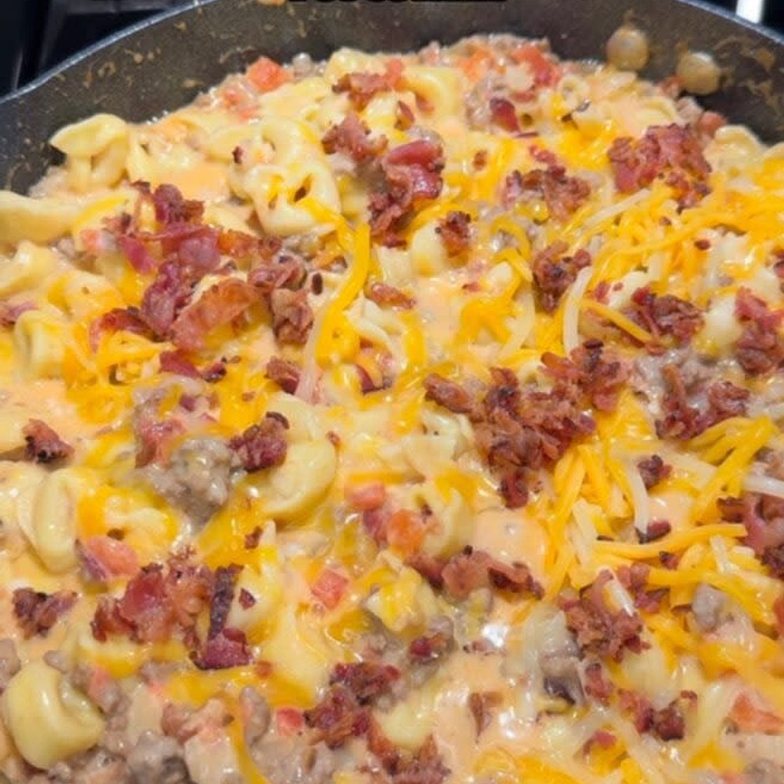 Bacon Cheeseburger Tortellini