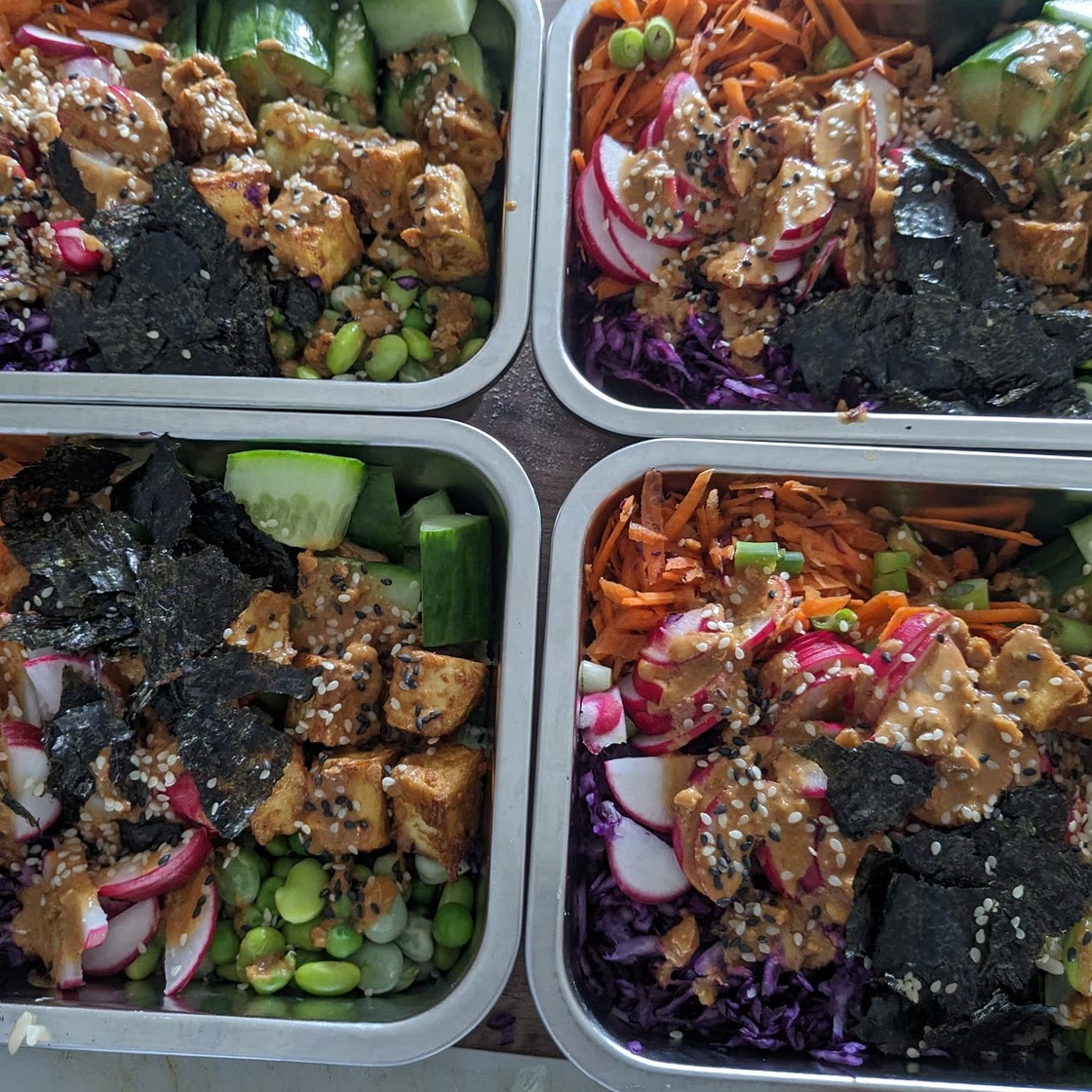 Tofu Poke Bowl Meal-Prep