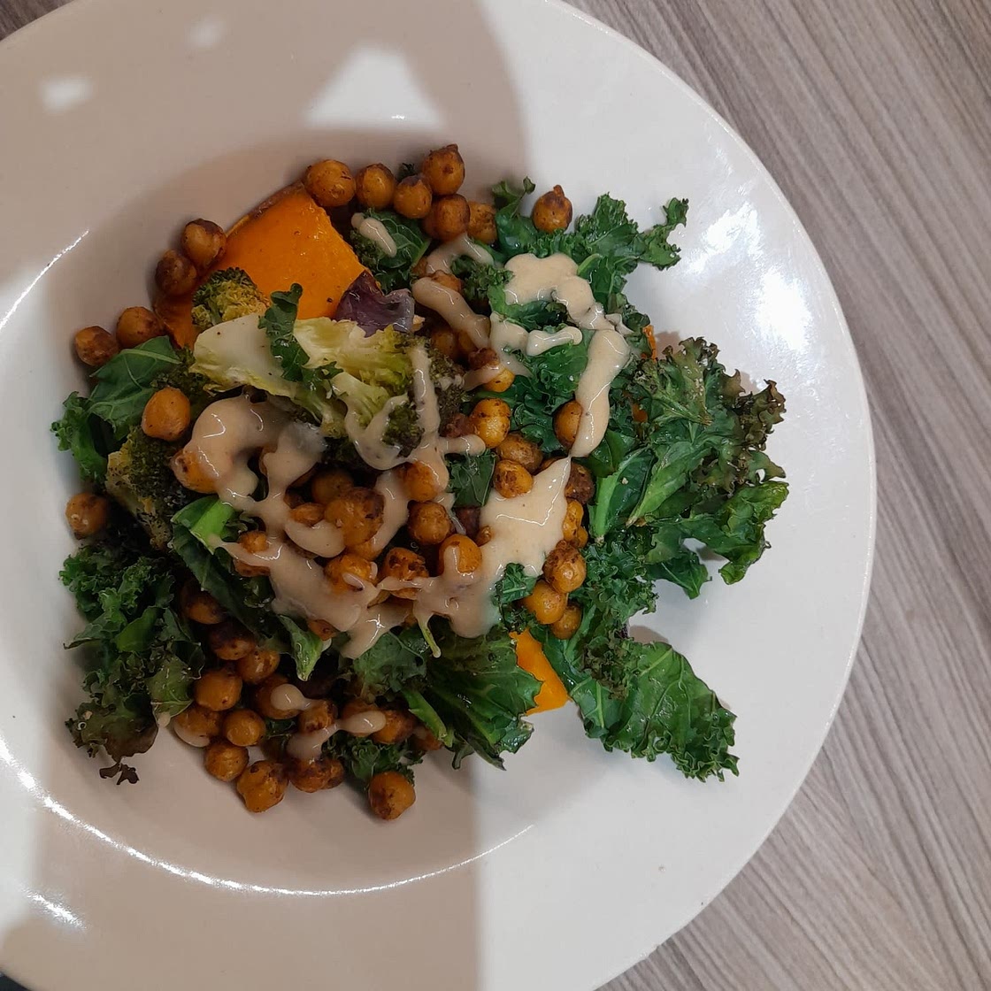 Sweet Potato Chickpea Buddha Bowl