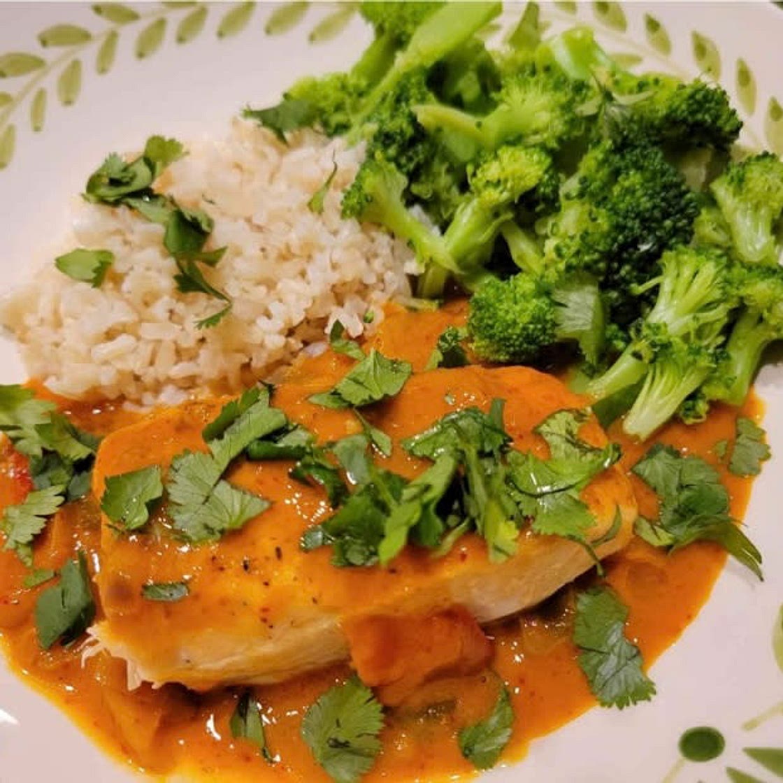 Salmon Coconut Curry