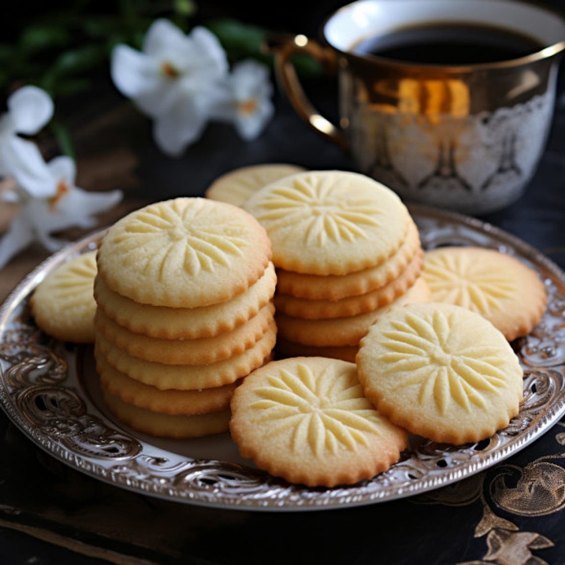 Vanilla Butter Cookies - A Melt-in-Your-Mouth Delight