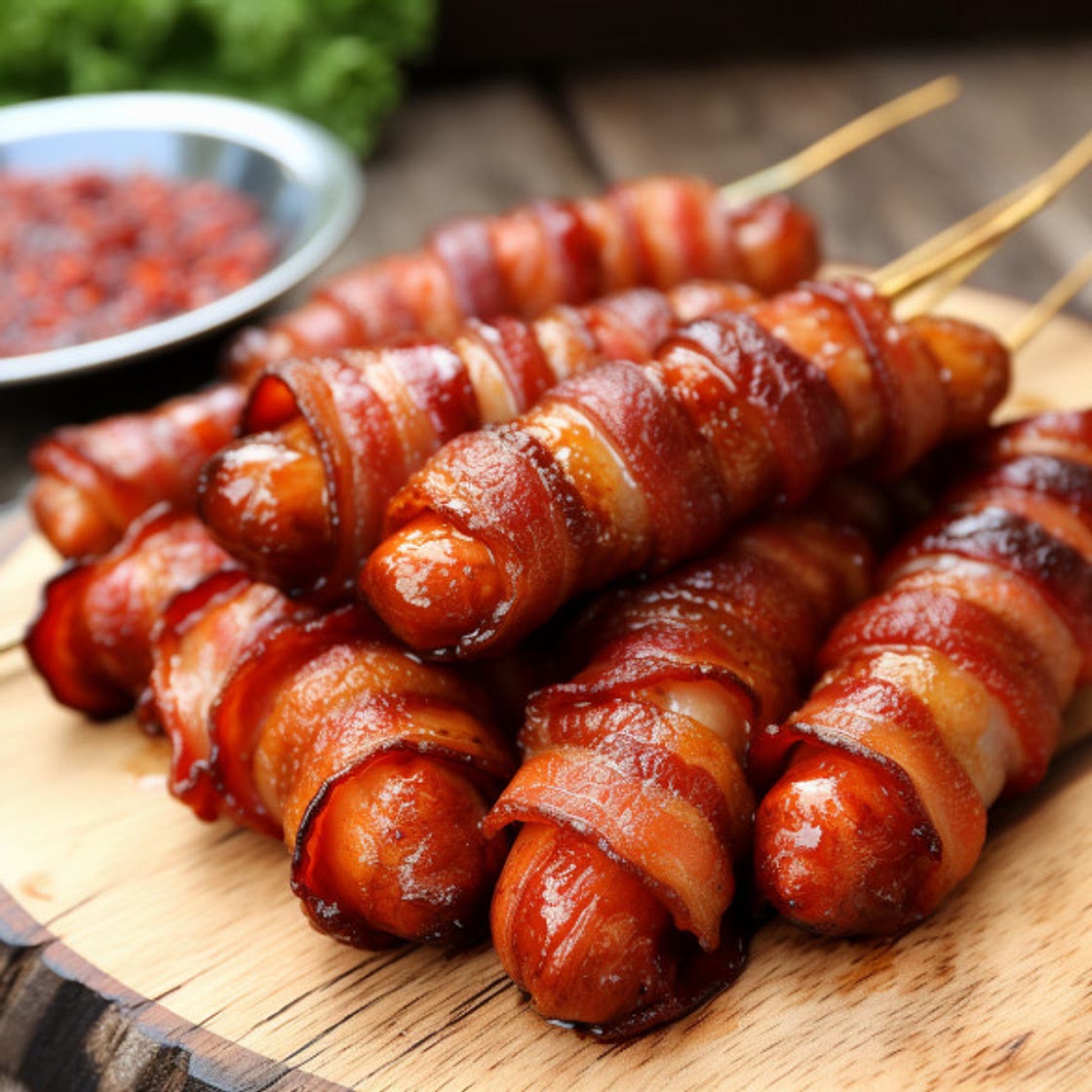 Bacon Wrapped Smokies