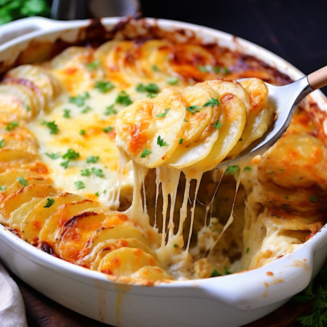CHEESY SCALLOPED POTATOES