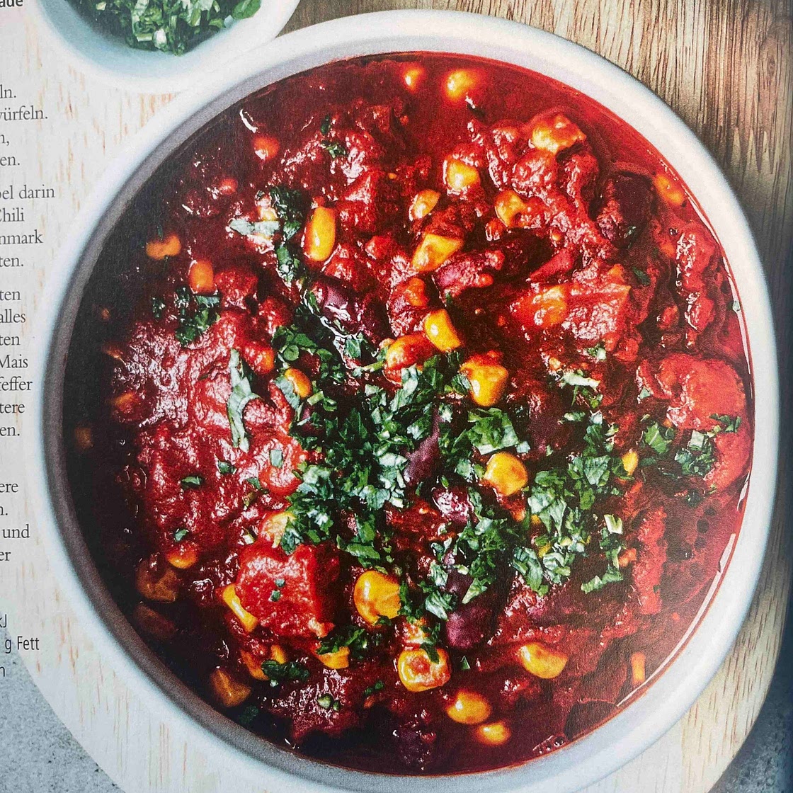 Chili Sin Carne mit Schokolade