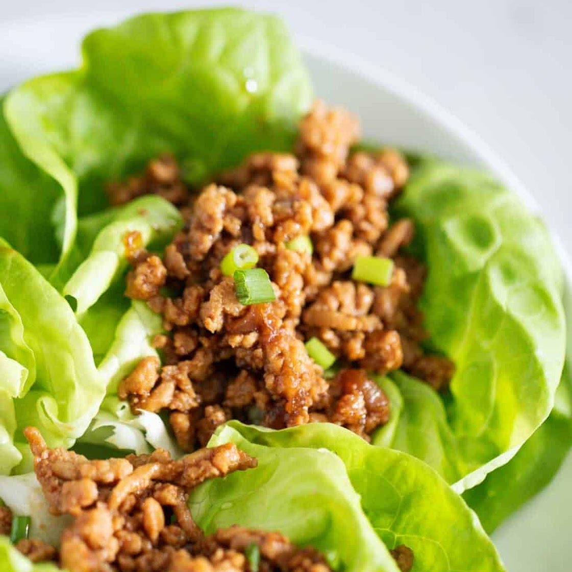 Asian Chicken Lettuce Wraps 