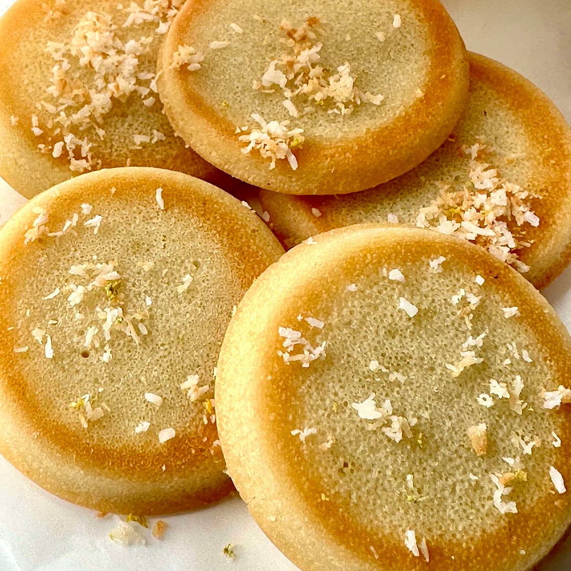 Lime Coconut Rice Cakes - Gluten-free 
