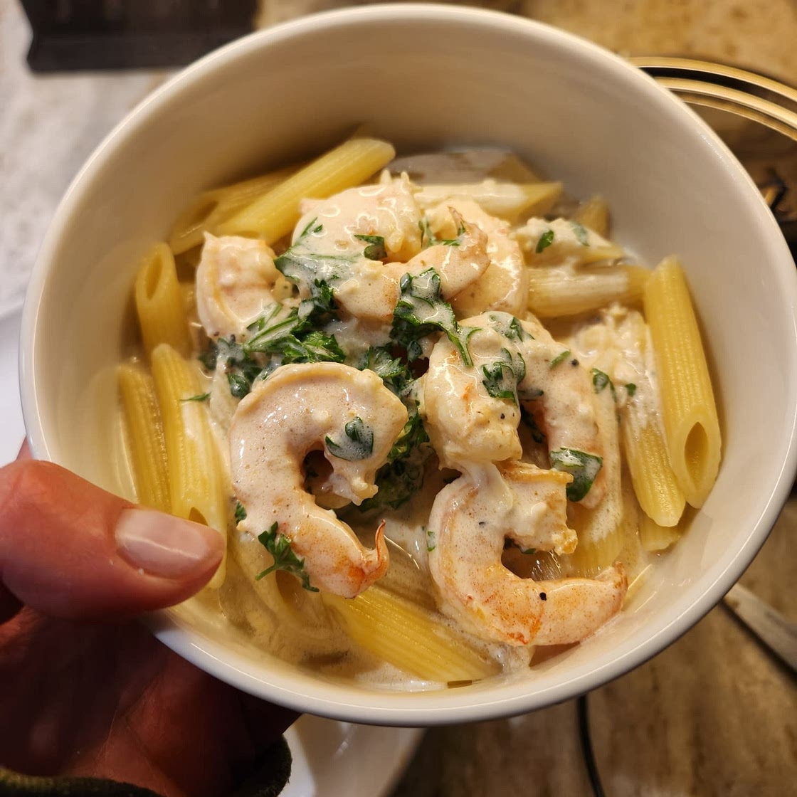 Creamy Garlic Shrimp