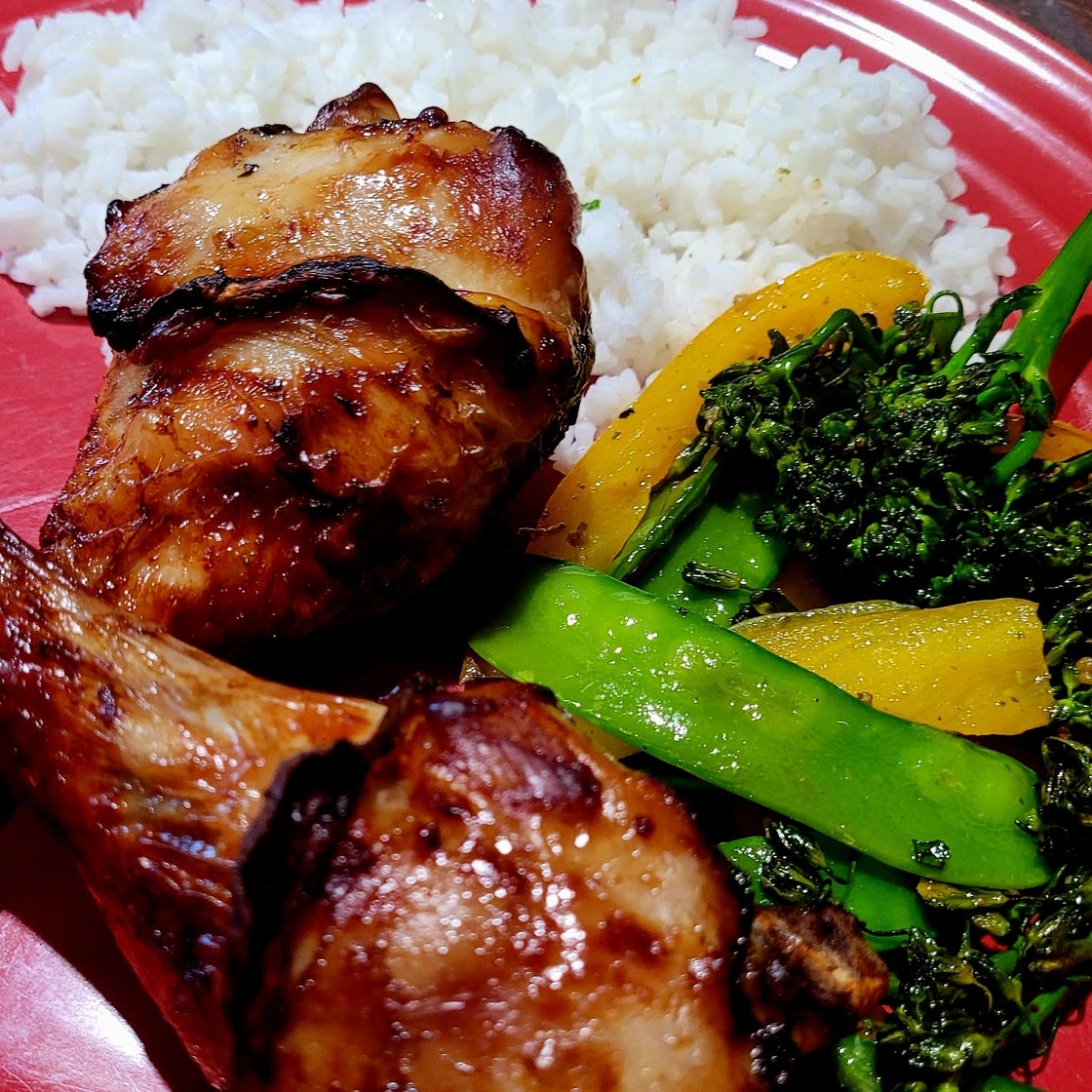 Air Fryer Teriyaki Chicken Legs