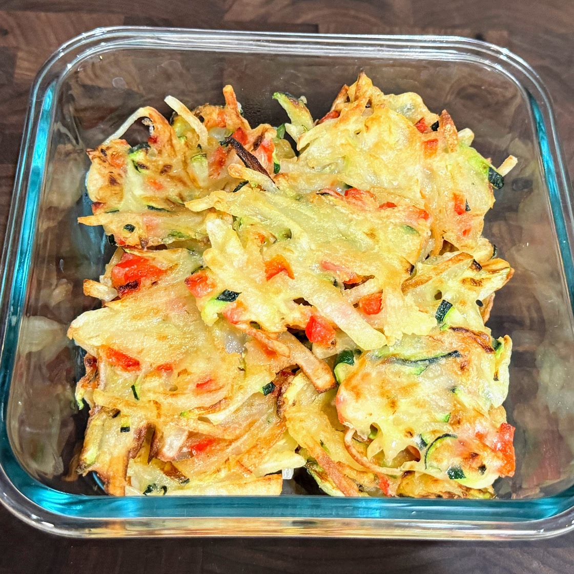 Easy Korean Vegetable Pancakes😋