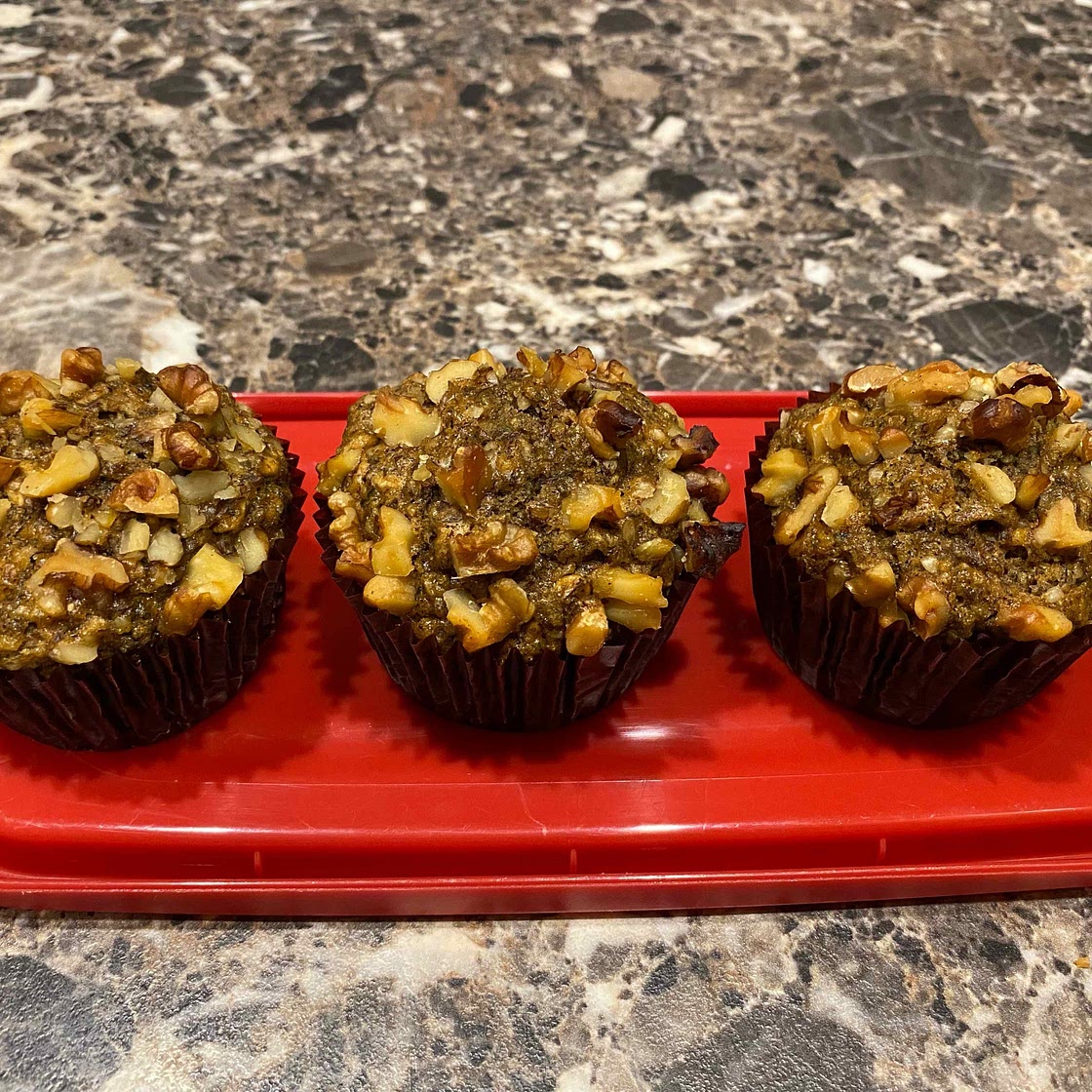 Pastry Affair | Chocolate Oatmeal Flaxseed Muffins