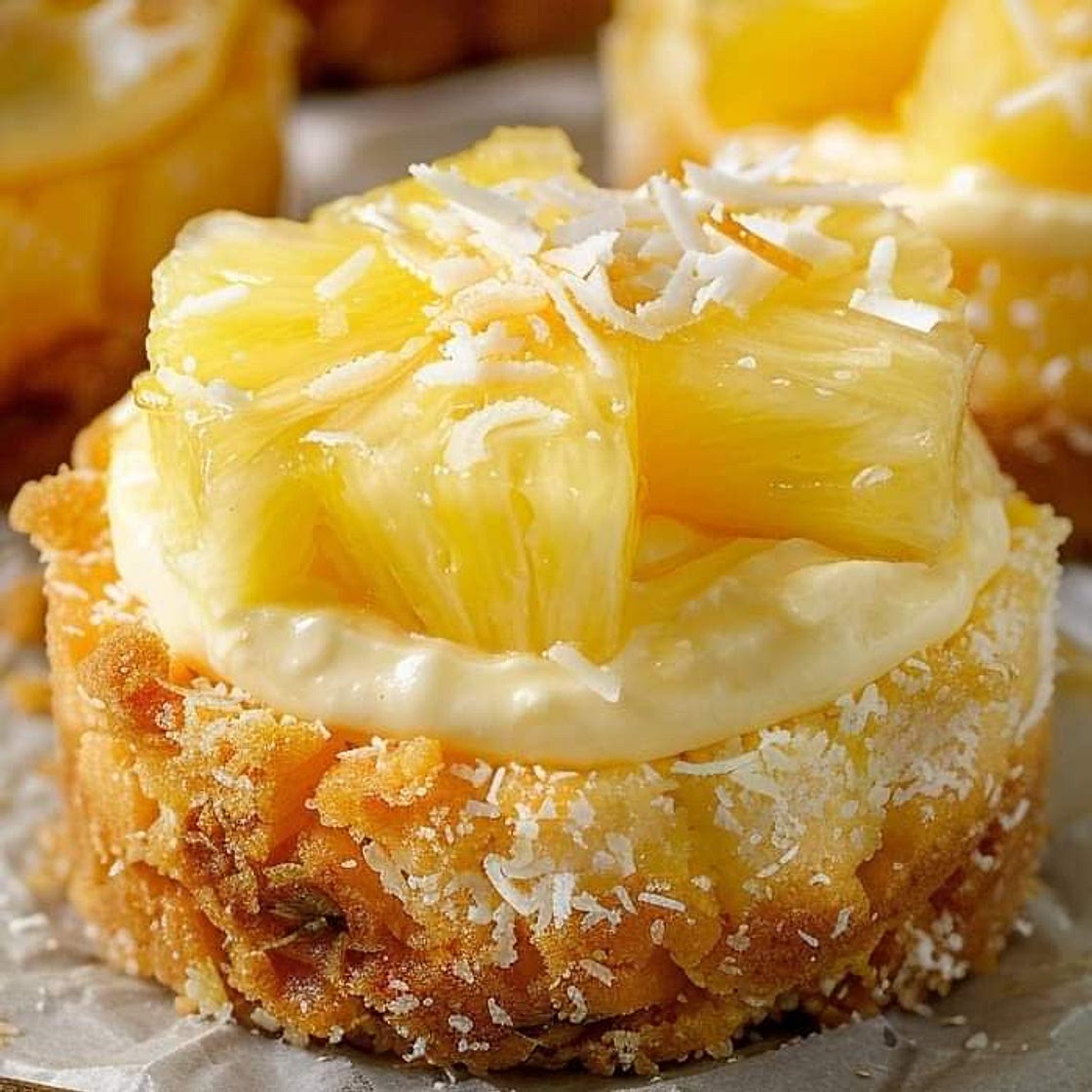 Pineapple Coconut Tartlet