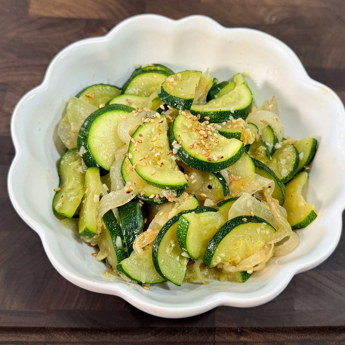 How to Make Healthy Stir-fried Zucchini, Hobak Bokkeum