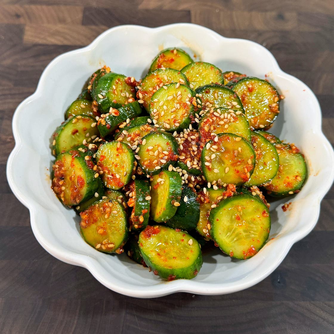 Spicy Cucumber Side Dish, Oi Muchim