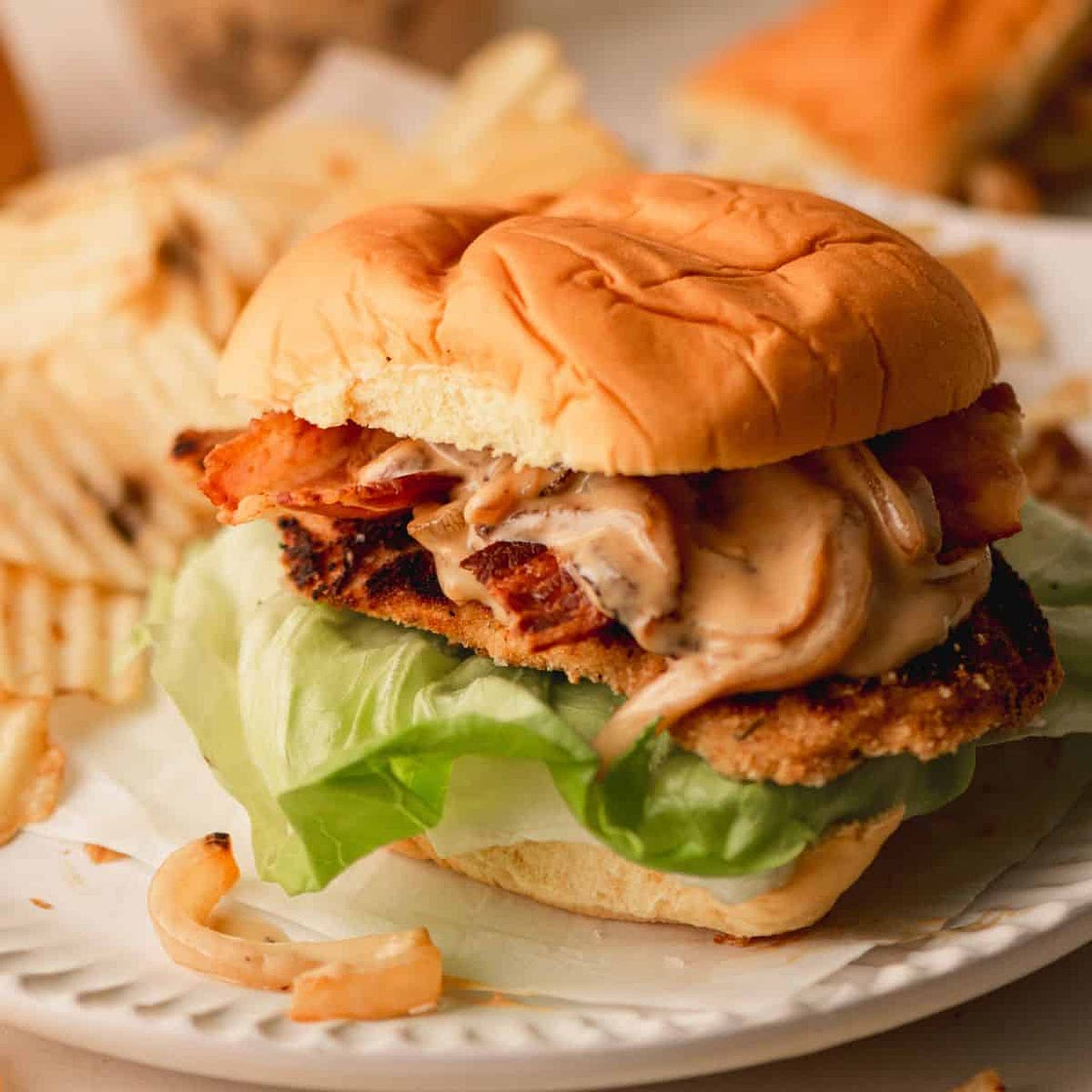 Pork Chop Sandwich