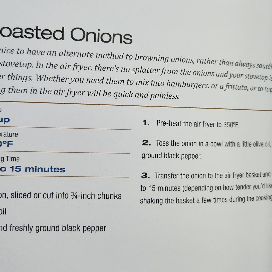 Roasted Onions - Air Fry Everything
