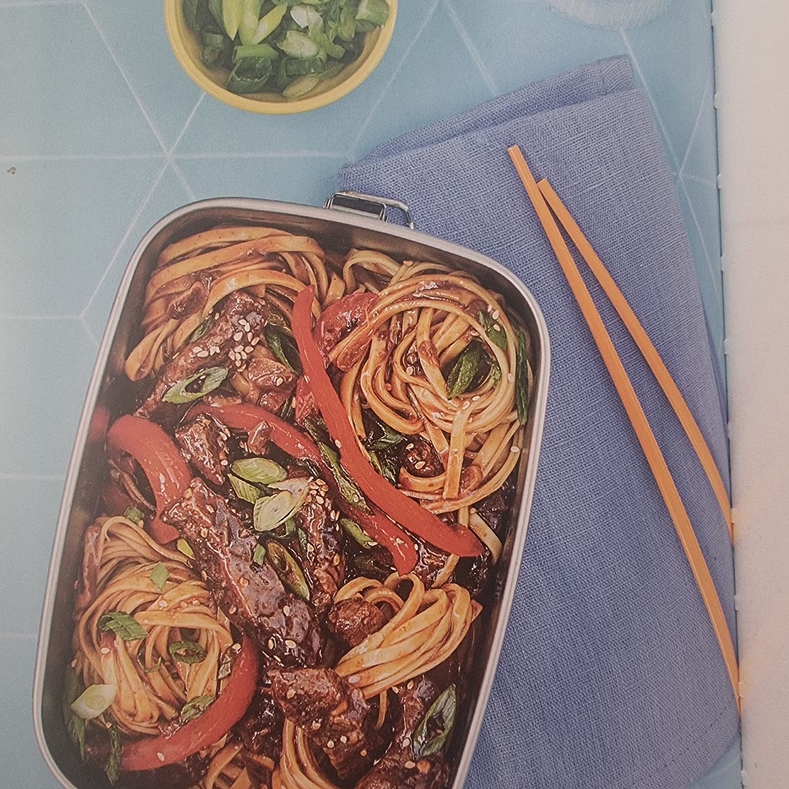Honey chilli beef noodles (bored of lunch)