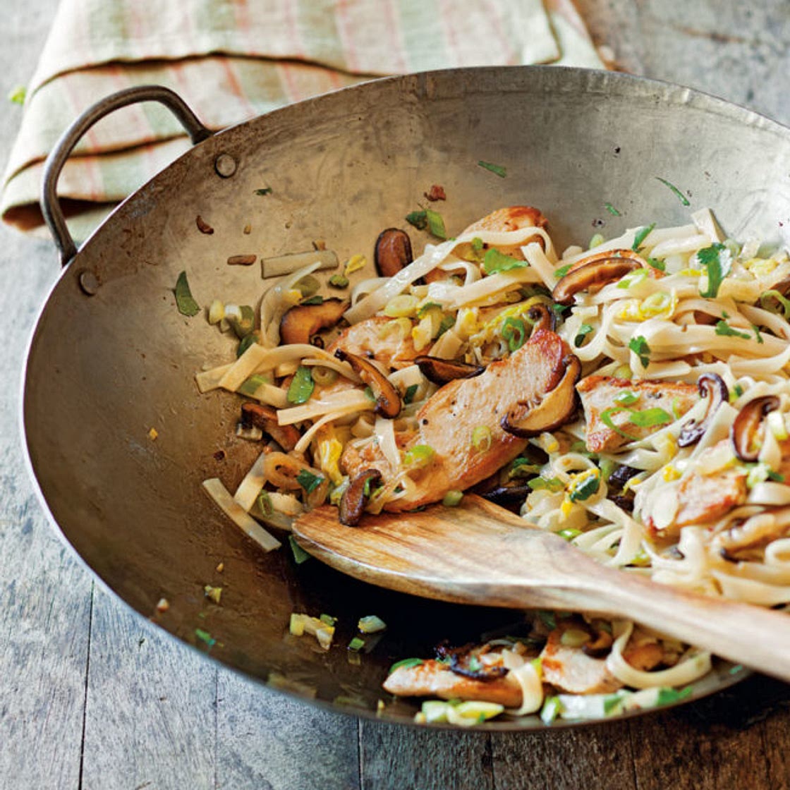 Sesame-Ginger Noodles with Chicken and Vegetables