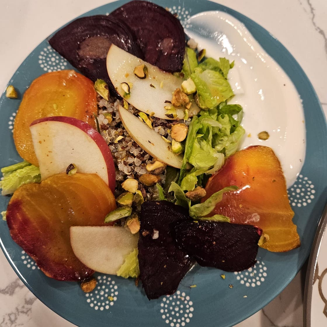 Roasted Golden Beet Salad