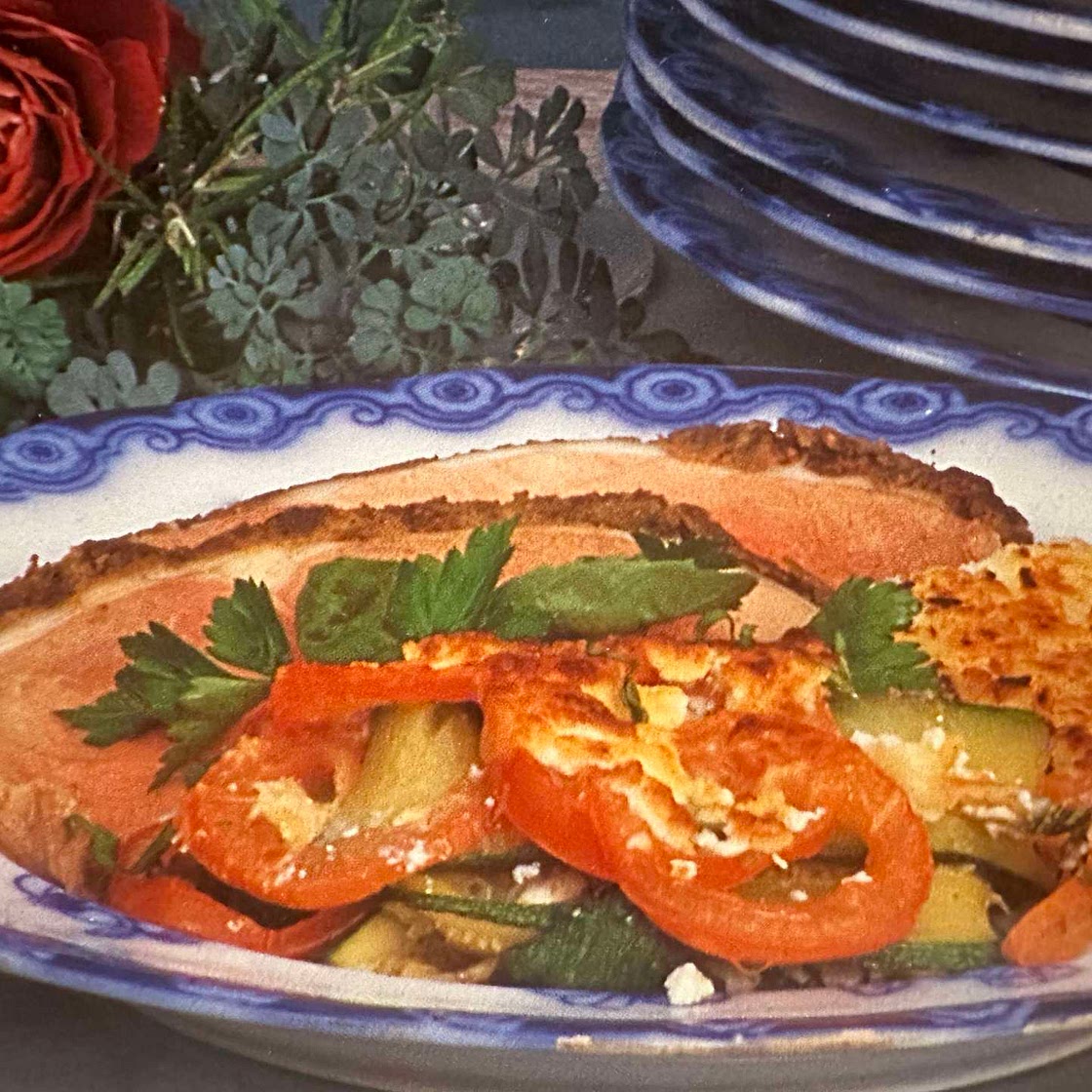 COURGETTE AND TOMATO GRATIN
