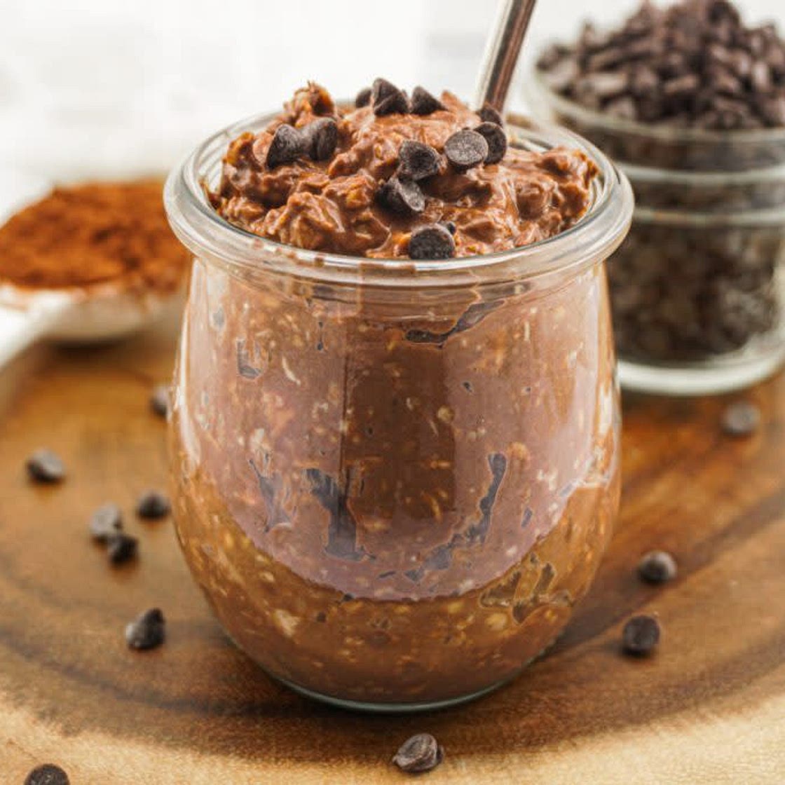 Brownie Batter Overnight Oats