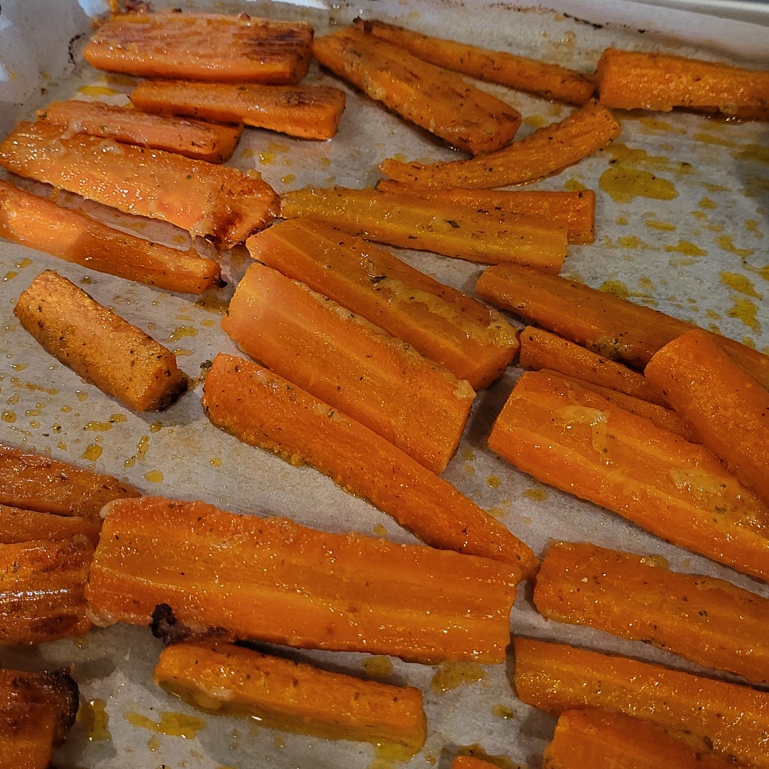 Baked Parmesan Carrots