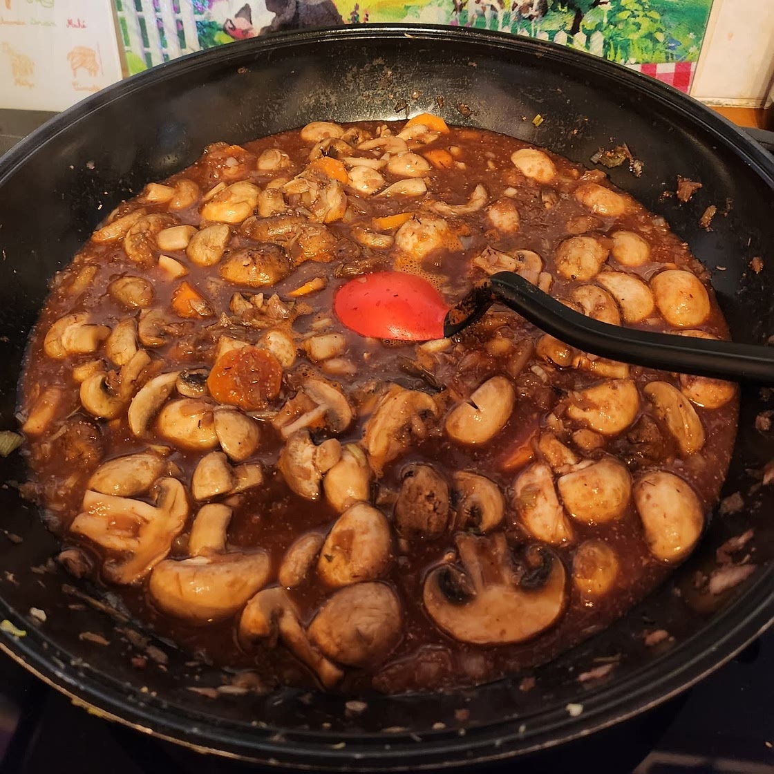Bourguignon de champignons