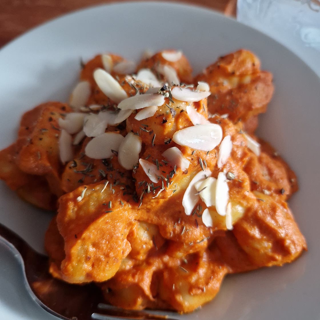 Gnocci in paprikasauce