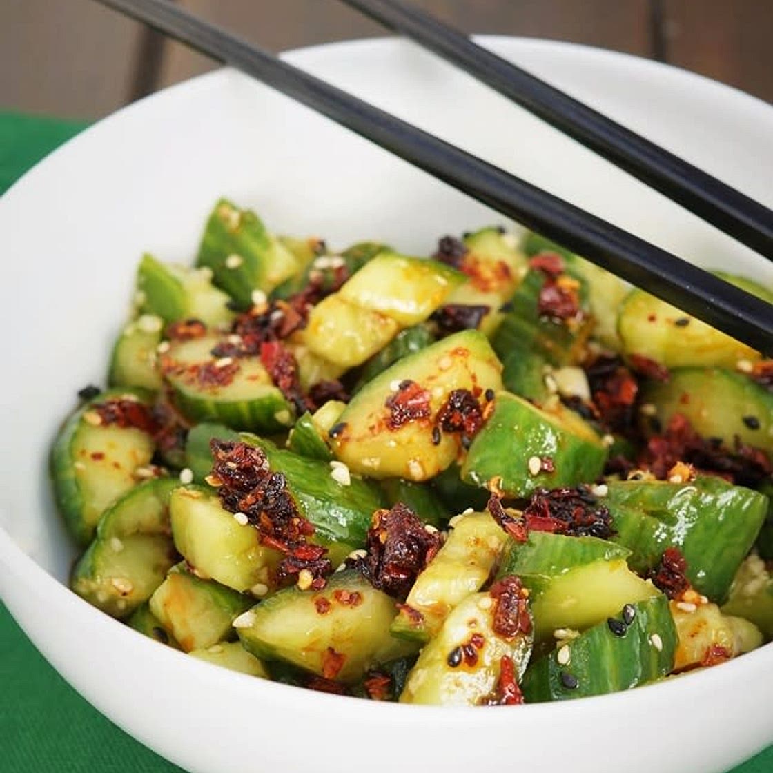 Smacked Cucumber Salad