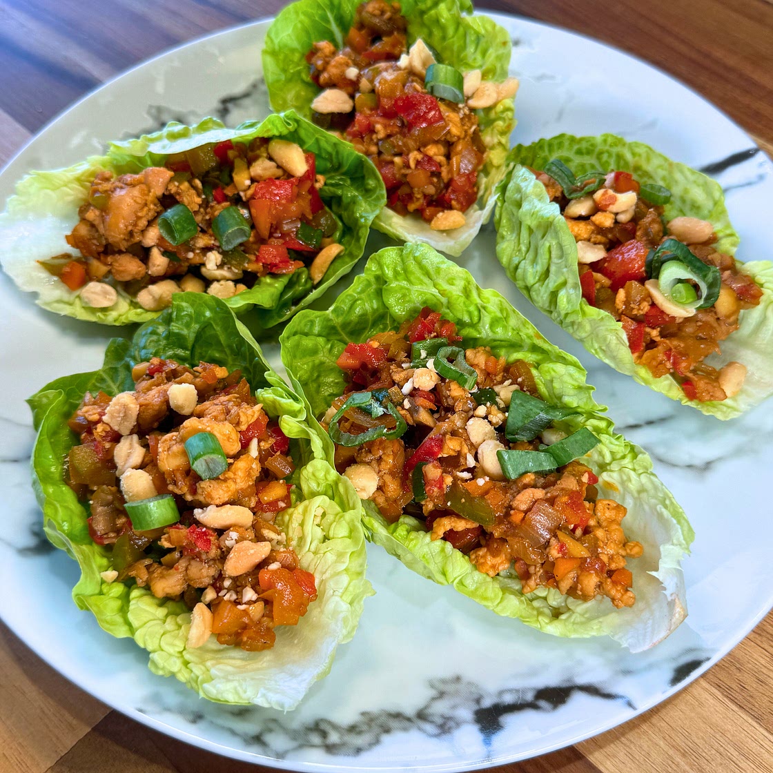 Asian Lettuce Wraps (Yuk Sung)