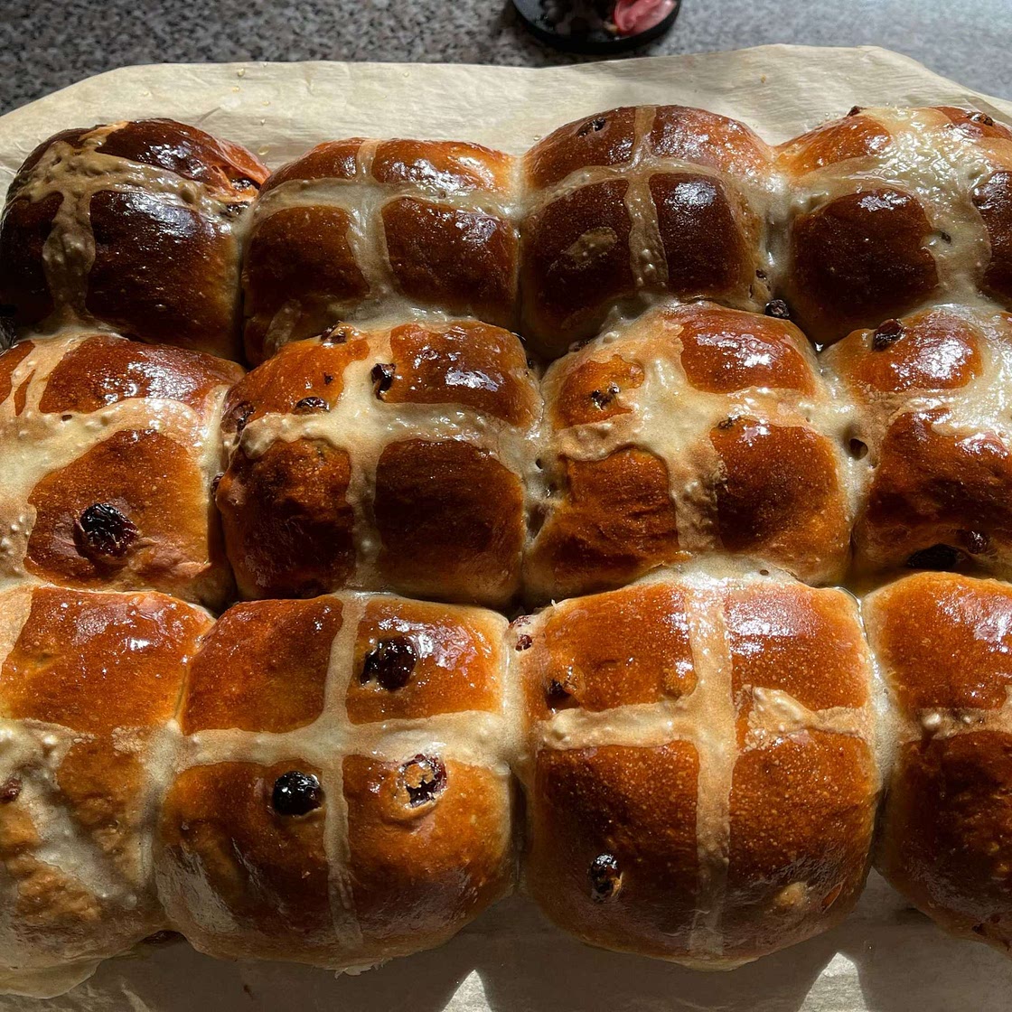 Hot Cross Buns recipe