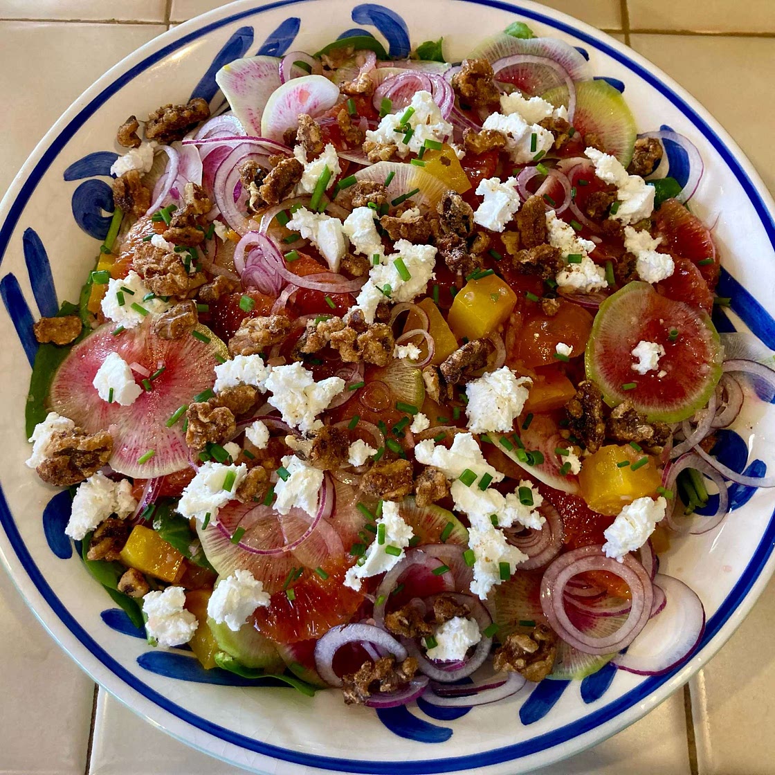 Roasted Beet Salad with Goat’s Cheese