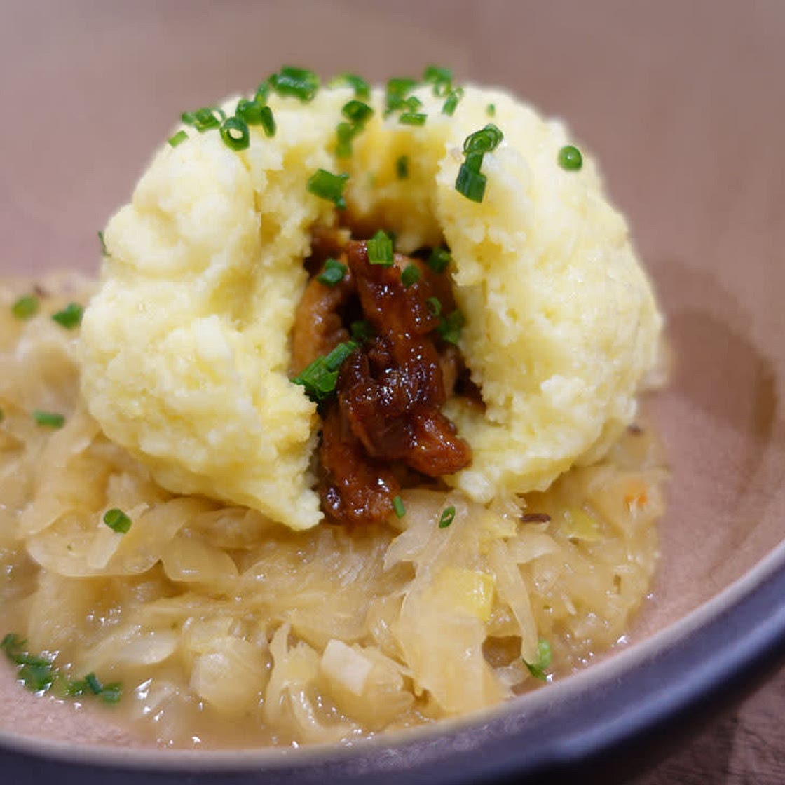 Vegane Grammel Knödel