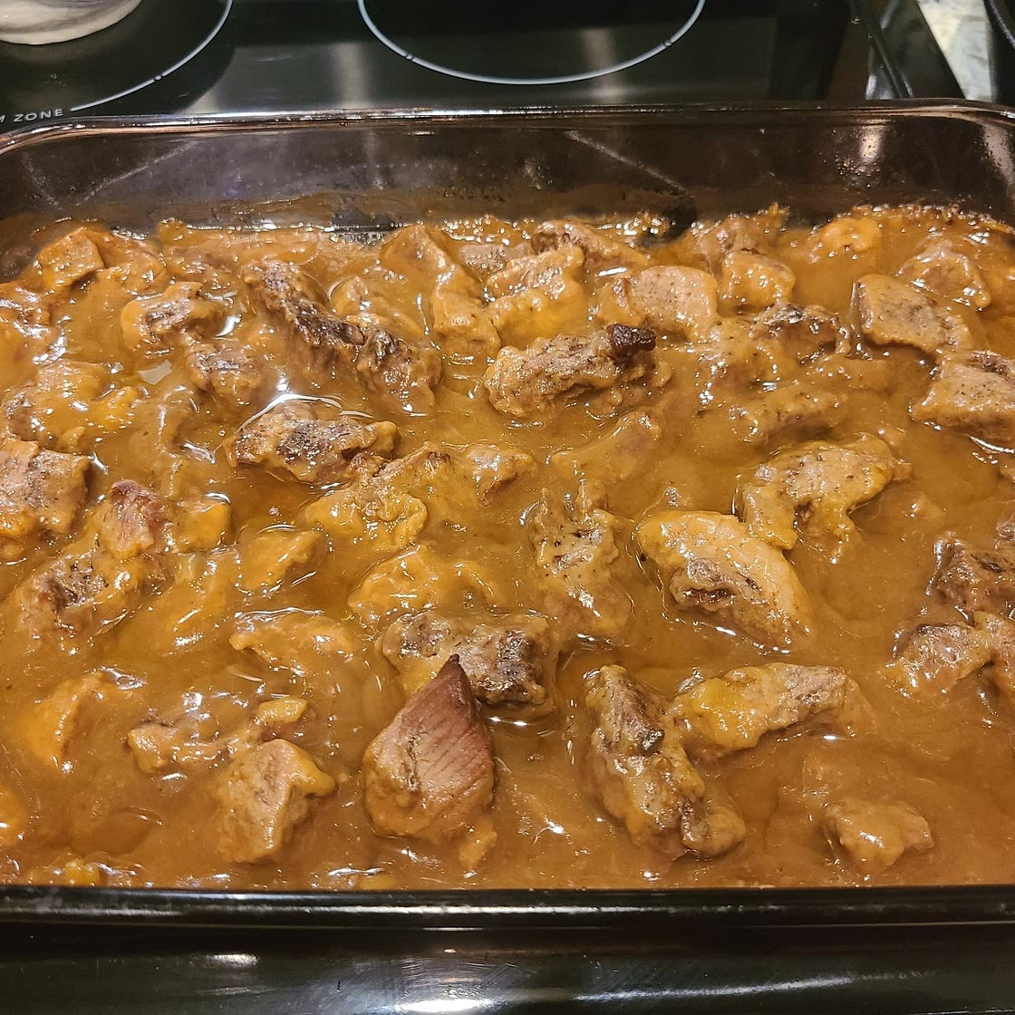 No Peek Beef Tips (Slow Cooker or Oven)