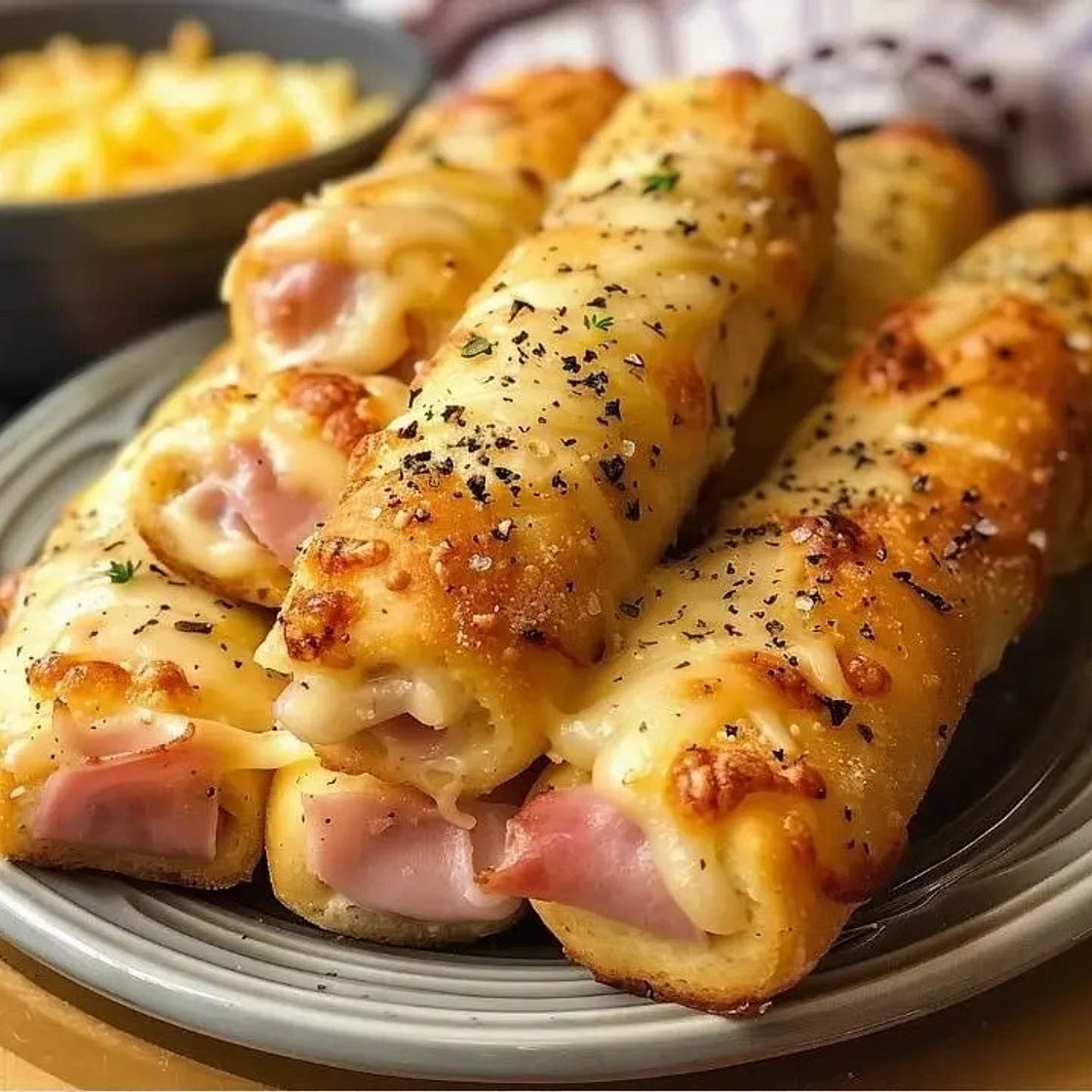 Ham and Cheese Sticks