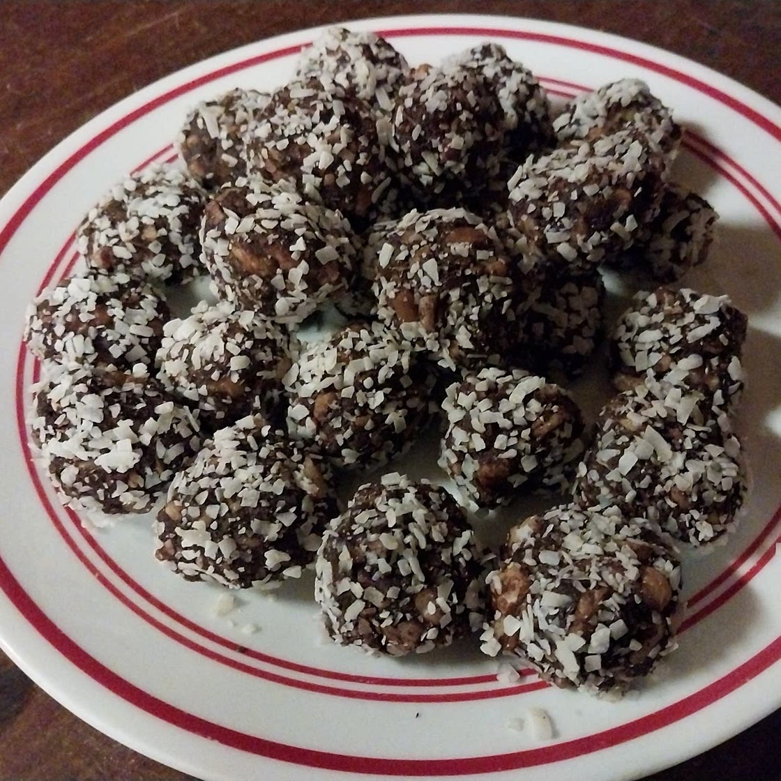 Added sugar free brownie bites
