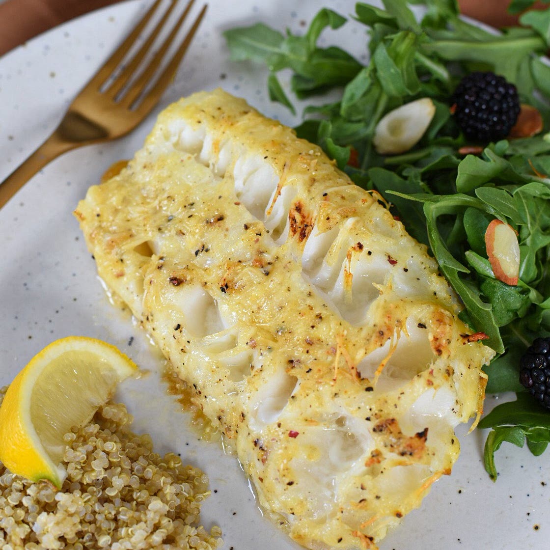 Shredded Parmesan Crusted Cod