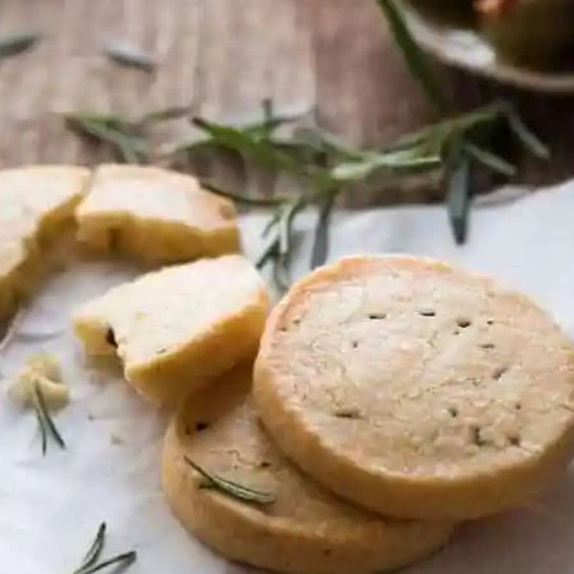 Parmesan shortbreads