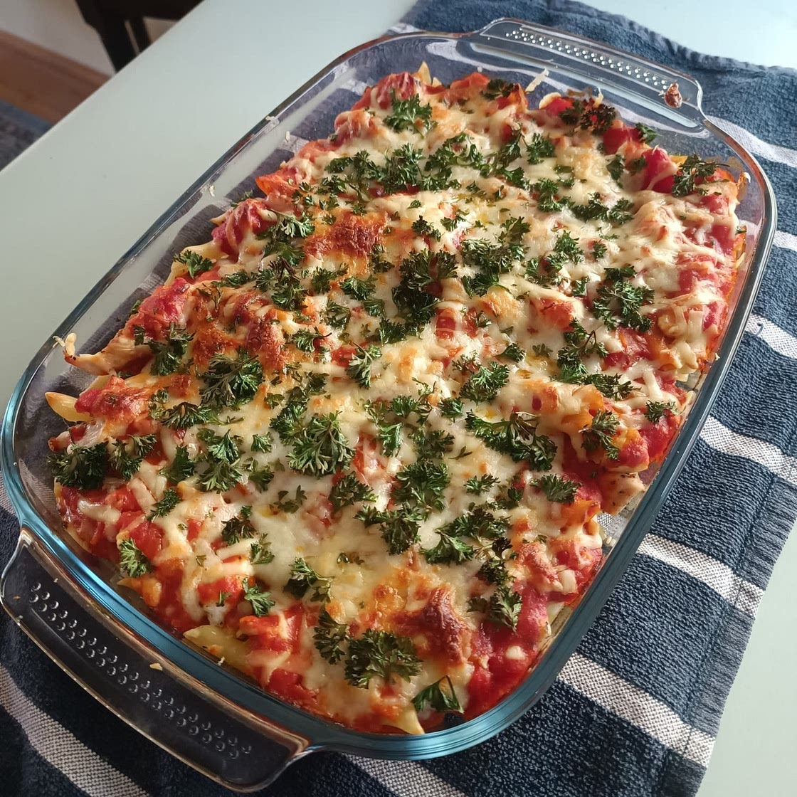 Chicken pasta bake