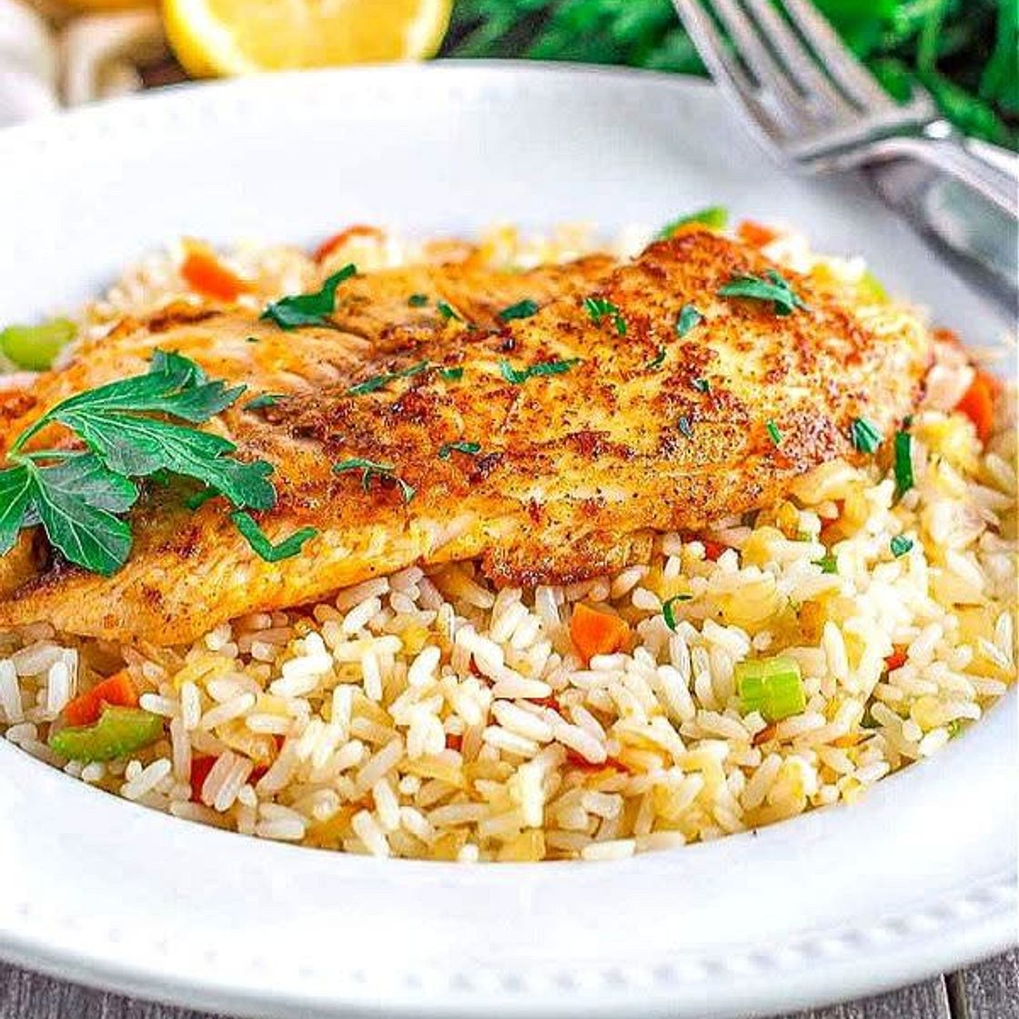 Coconut Fish & Rice