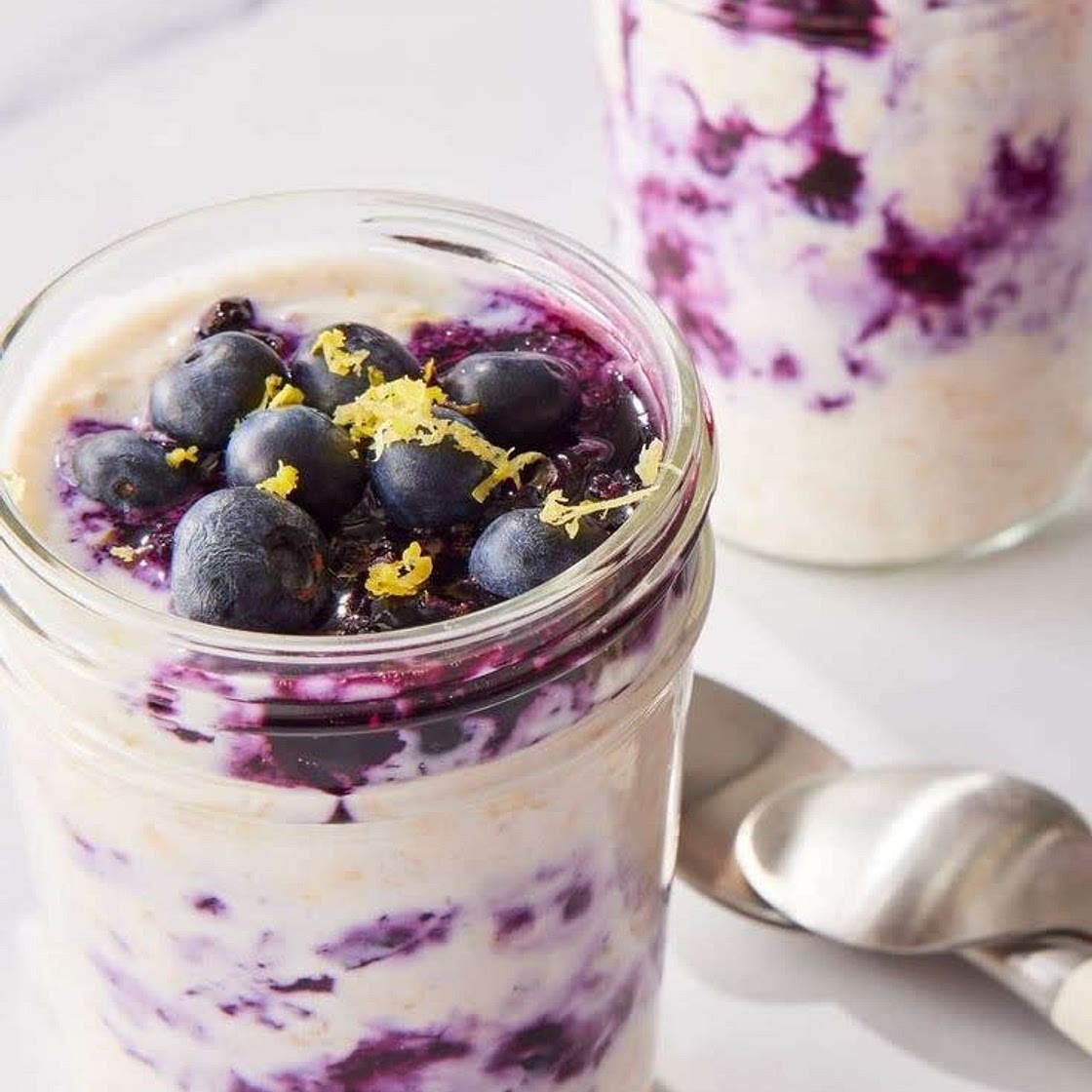 Lemon & Blueberry Overnight Oats