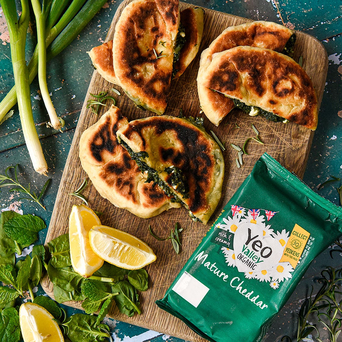 Greek Pitta Stuffed Spanakopita Pockets