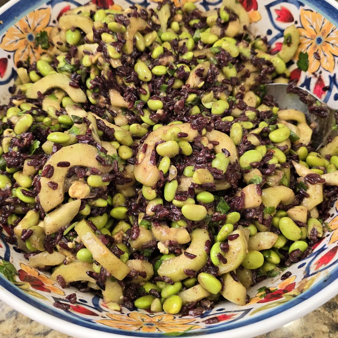 Edamame & Forbidden Rice Salad