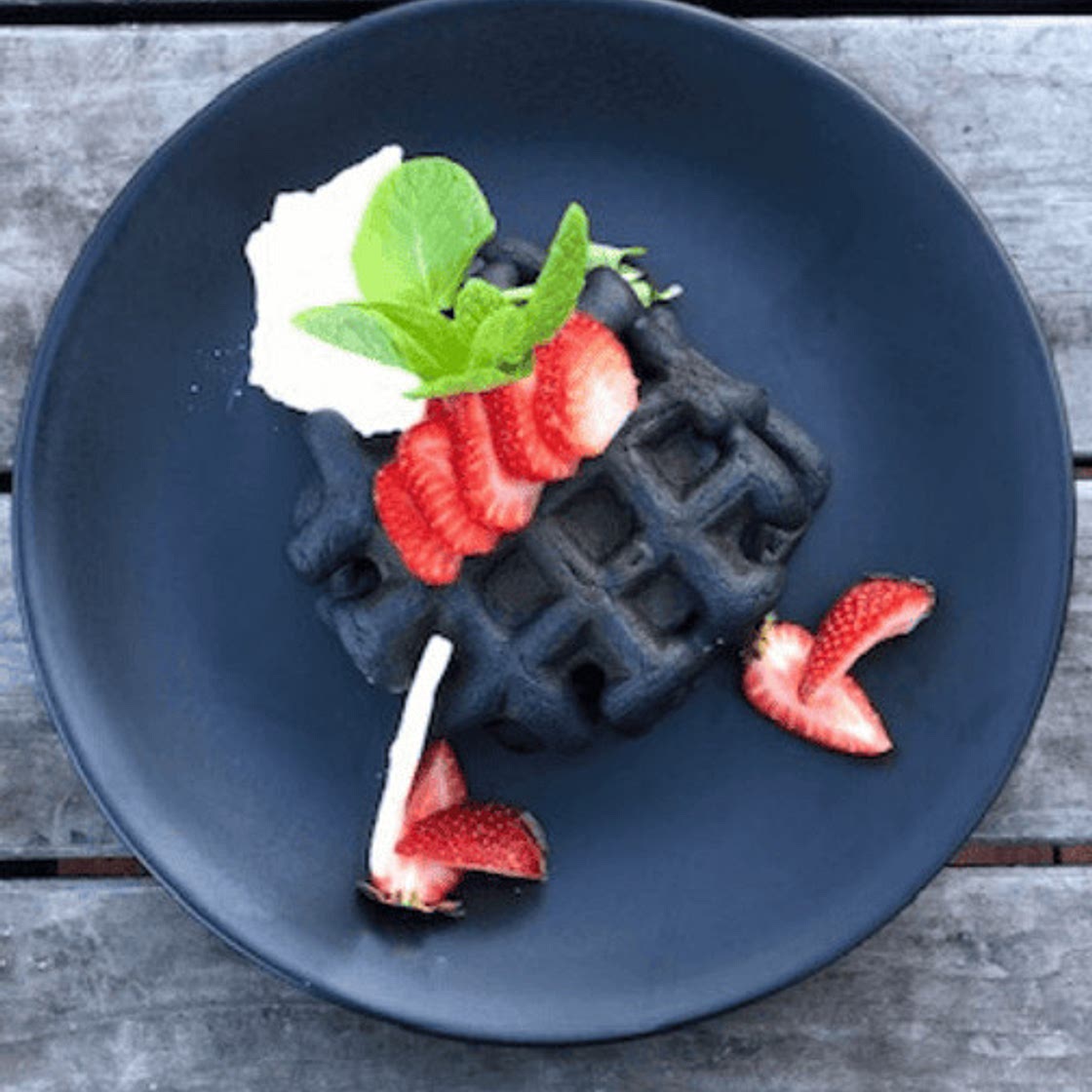 CHARCOAL WAFFLES
