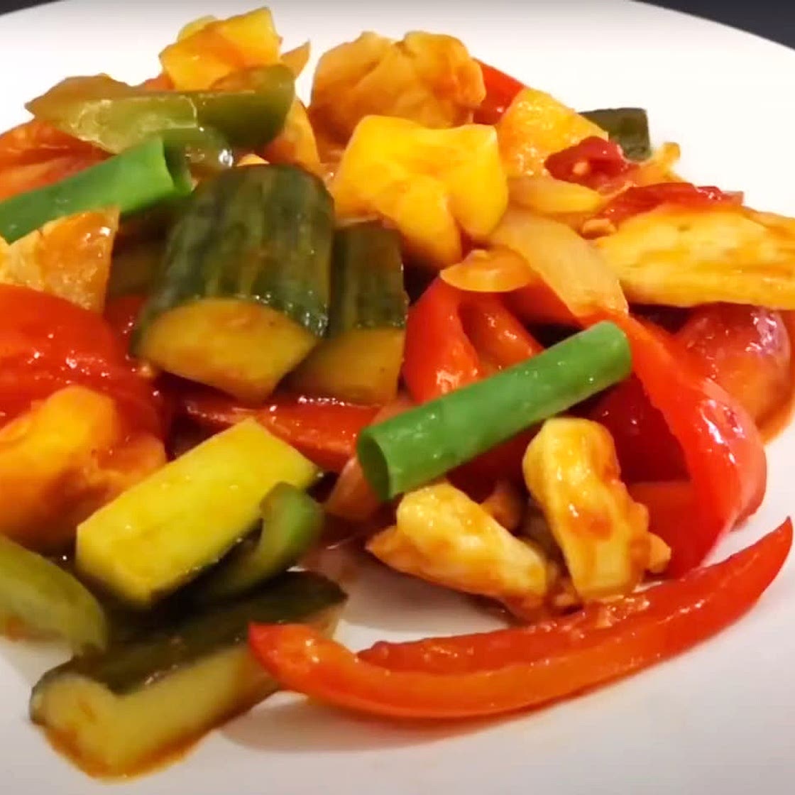 Sweet & Sour Stir Fried Chicken