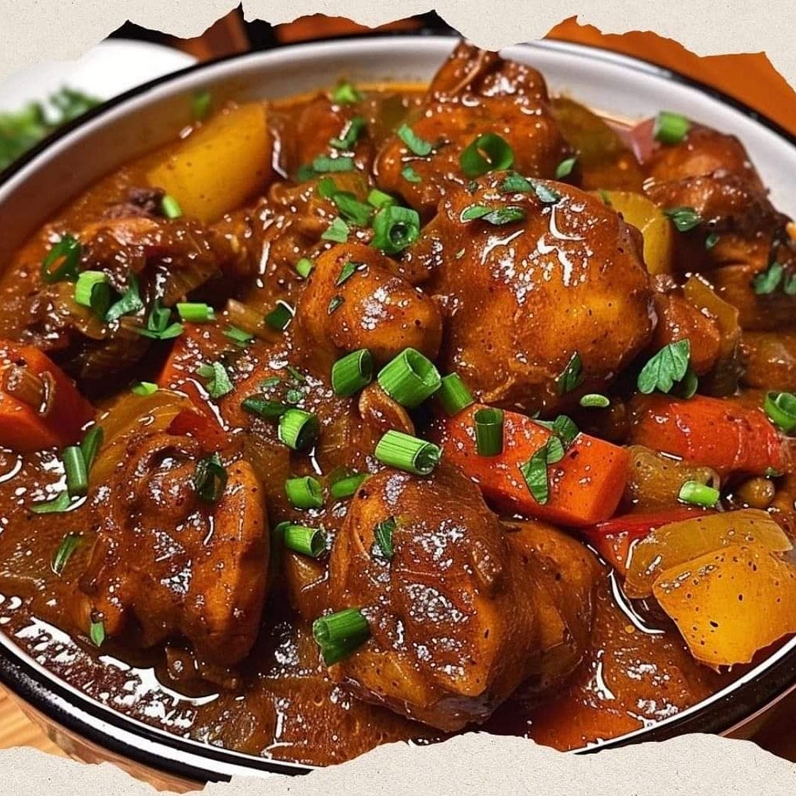 The Best Jamaican Brown Stew Chicken