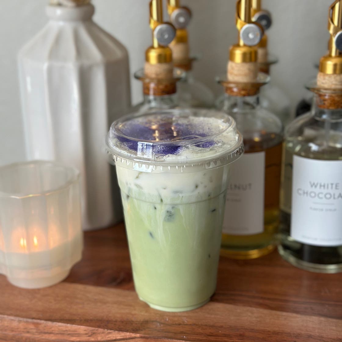 The Little Mermaid Coconut Matcha Latte