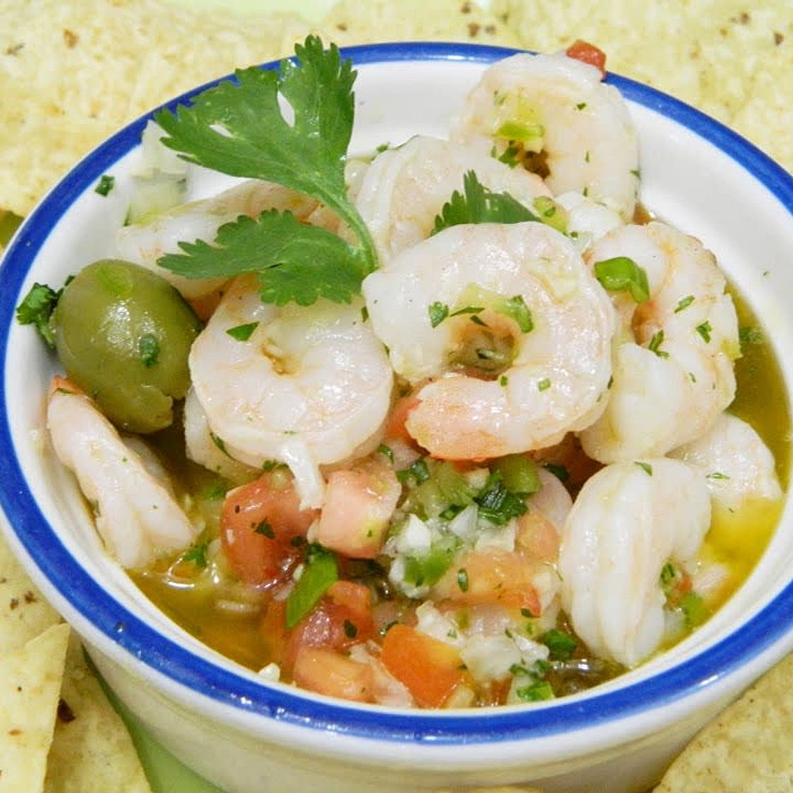 Ensalada de Camarones al Estilo Boricua